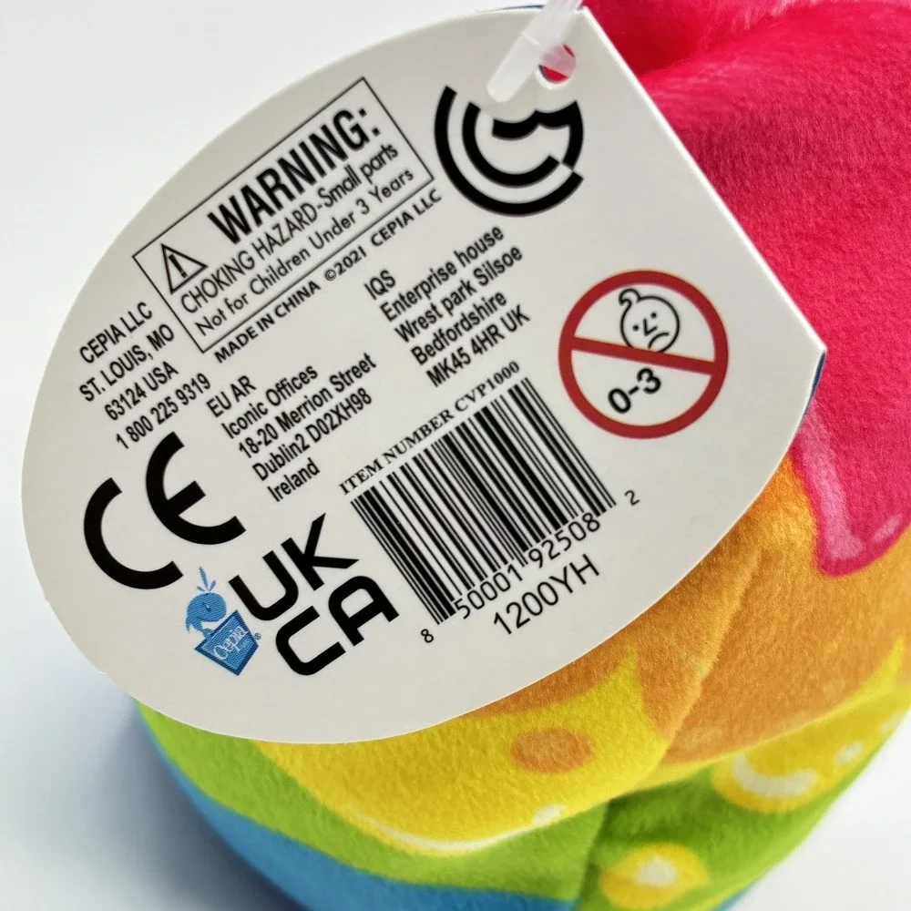 Cats vs Pickles Prisma Paws Rainbow Cat Stuffed Animal Plush Toy #206 New with